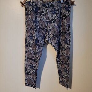 Soft Surroundings Floral Soft Leggings SZ 2X